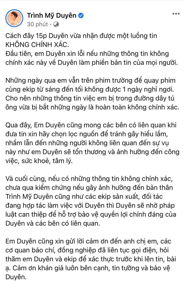 Nhan sắc “nàng kiều” Trình Mỹ Duyên vừa lên tiếng phủ nhận nằm trong đường dây bán dâm cao cấp - Ảnh 1.