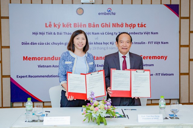Hội Nội tiết & Đái tháo đường Việt Nam ký kết hợp tác cùng Công ty TNHH embecta - Ảnh 2. Hội Nội tiết & Đái tháo đường Việt Nam ký kết hợp tác cùng Công ty TNHH embecta - Ảnh 2.