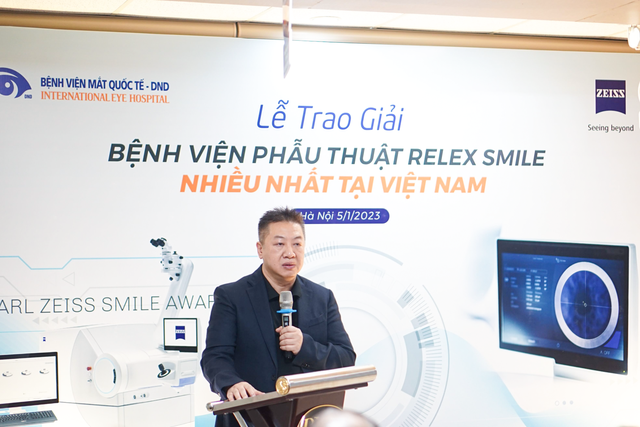 Bệnh viện mắt Quốc tế DND nhận giải &quot;Bệnh viện phẫu thuật ReLEx SMILE nhiều nhất tại Việt Nam&quot; - Ảnh 2.