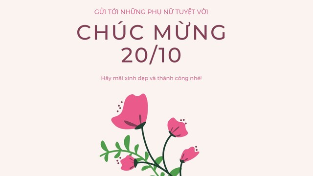 Những mẫu thiệp chúc mừng Ngày phụ nữ Việt Nam 20/10 đẹp nhất - Ảnh 3.