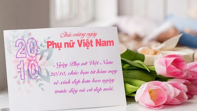 Những mẫu thiệp chúc mừng Ngày Phụ nữ Việt Nam 20/10 đẹp nhất - Ảnh 6.