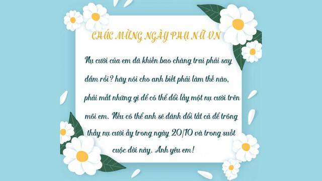 Những mẫu thiệp chúc mừng Ngày phụ nữ Việt Nam 20/10 đẹp nhất - Ảnh 31.