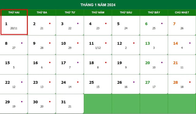 Tết Dương lịch 2024, học sinh và sinh viên được nghỉ mấy ngày? - Ảnh 1.