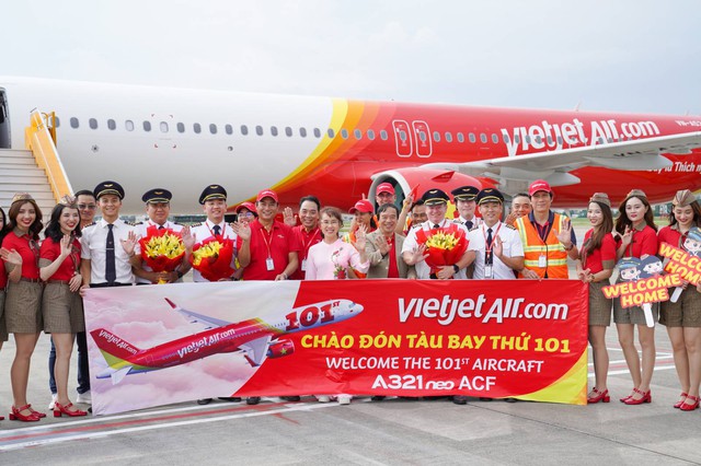 Liên tục nhận tàu bay mới, Vietjet đón tàu bay thứ 101 - Ảnh 4.