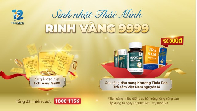 Thái Minh tặng vàng 9999 mừng sinh nhật - Ảnh 1.