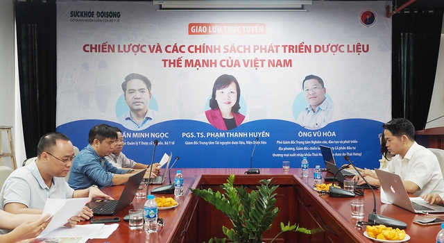 Giao lưu trực tuyến: Chiến lược và các chính sách phát triển dược liệu thế mạnh của Việt Nam - Ảnh 2.