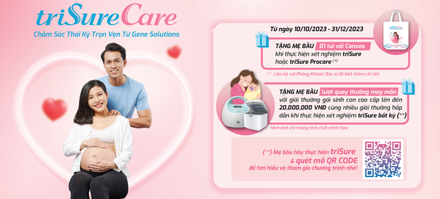 Gene Solutions ra mắt chương trình &quot;triSureCare - Chăm sóc Thai kỳ trọn vẹn&quot; - Ảnh 3.