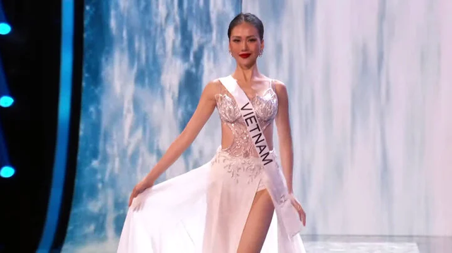 Bùi Quỳnh Hoa trình diễn 'thiếu điểm nhấn' tại bán kết Miss Universe 2023- Ảnh 3.