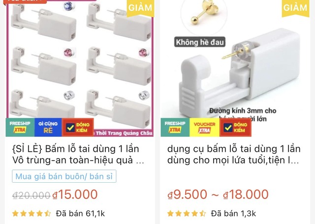 Cẩn trọng với những biến chứng nguy hiểm của xỏ khuyên, bấm lỗ tai tại nhà- Ảnh 2.