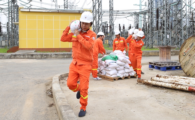 Phối hợp các lực lượng diễn tập ứng phó sự cố lưới điện truyền tải- Ảnh 5.