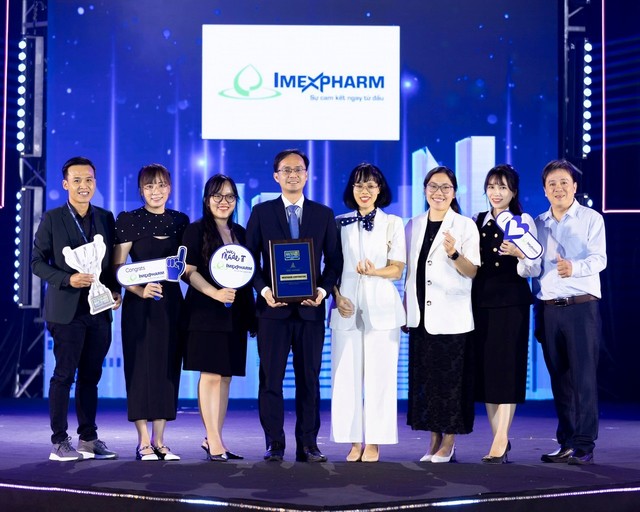Imexpharm được vinh danh là Top 5 công ty có môi trường làm việc tốt nhất Việt Nam- Ảnh 1.