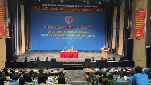 Đồng loạt diễn ra 10 diễn đàn thảo luận chuyên đề trước thềm Đại hội XIII Công đoàn Việt Nam- Ảnh 1.