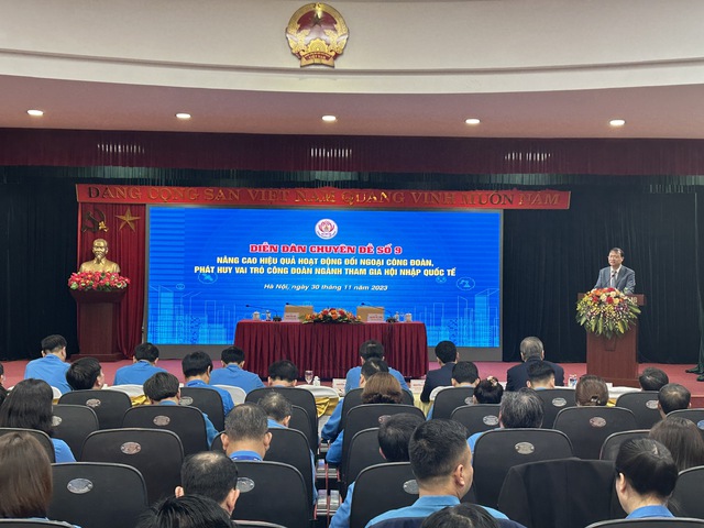Đồng loạt diễn ra 10 diễn đàn thảo luận chuyên đề trước thềm Đại hội XIII Công đoàn Việt Nam- Ảnh 2.
