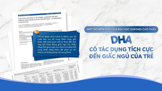 DHA có tác động tích cực đến giấc ngủ của trẻ- Ảnh 1.