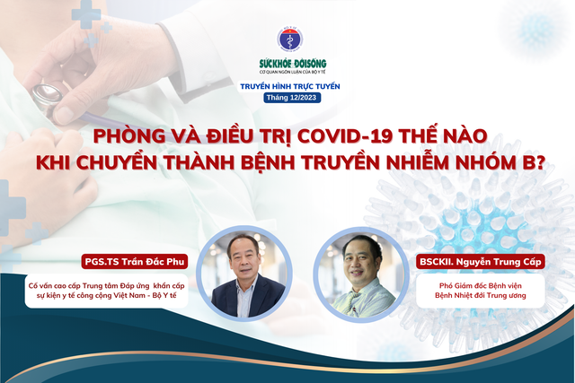 Truyền hình trực tuyến: Phòng và điều trị Covid-19 thế nào khi chuyển thành bệnh truyền nhiễm nhóm B?- Ảnh 1.