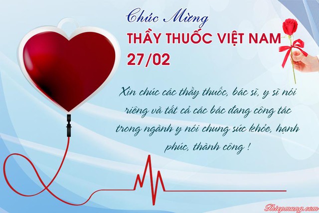 Những mẫu thiệp chúc mừng ngày Thầy thuốc Việt Nam 27/2 online đẹp nhất - Ảnh 6.