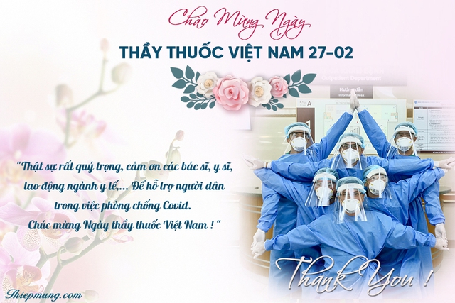 Những mẫu thiệp chúc mừng ngày Thầy thuốc Việt Nam 27/2 online đẹp nhất - Ảnh 8.