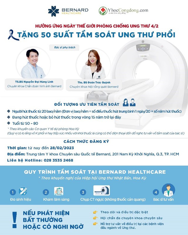 Tặng 400 suất tầm soát ung thư hưởng ứng Ngày Thế giới Phòng chống Ung thư 4/2 - Ảnh 2.