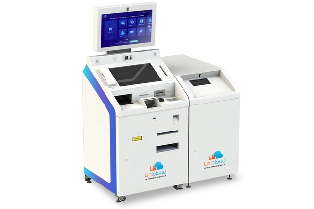 Máy giao dịch ngân hàng tự động STM - sản phẩm chủ lực của Tập đoàn công nghệ Unicloud - Ảnh 1.