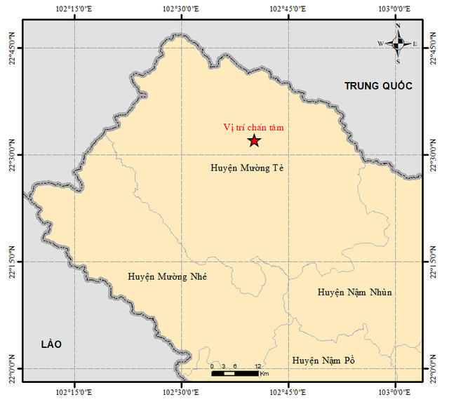 Động đất 4.4 độ ở Lai Châu gây rung lắc mạnh - Ảnh 2.
