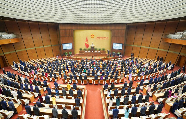 Kỳ họp bất thường lần thứ 4, Quốc hội khóa XV đã kiện toàn nhân sự Chủ tịch nước - Ảnh 2.
