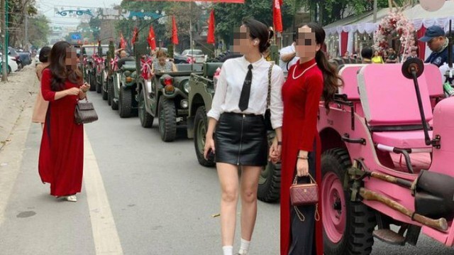 Tạm giữ 6 xe Jeep tham gia đoàn rước dâu ở Thái Nguyên - Ảnh 2.