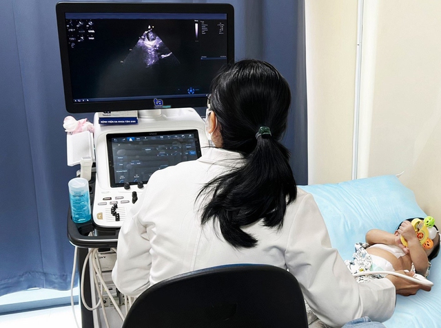 3 chuyên khoa của Bệnh viện Tâm Anh hợp sức cứu thai nhi dị tật tim bẩm sinh nặng - Ảnh 1.