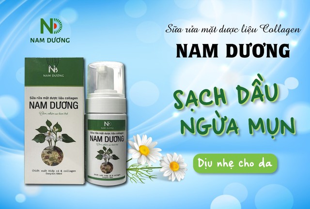 Review sữa rửa mặt dược liệu collagen giúp da sạch dầu, ngừa mụn - Ảnh 1.