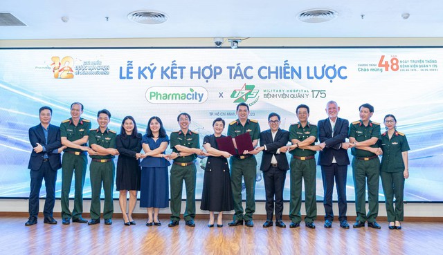 Pharmacity thắt chặt quan hệ đối tác chiến lược với Bệnh viện Quân y 175 - Ảnh 2.