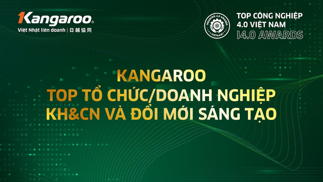 Tập đoàn Kangaroo nhận danh hiệu Top Công nghiệp 4.0 Việt Nam - Ảnh 1.