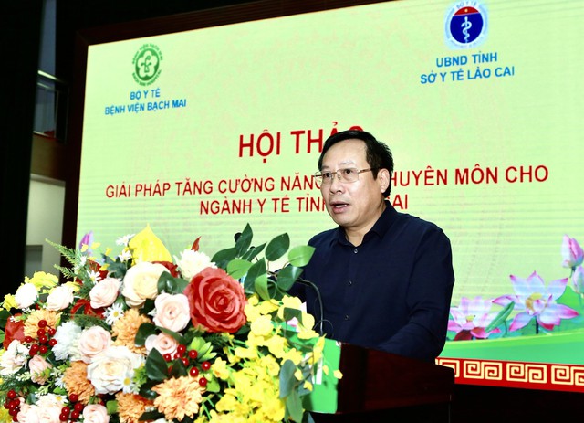 BV Bạch Mai hỗ trợ chuyên môn đưa y tế Lào Cai sẽ là trung tâm y tế khu vực Tây Bắc - Ảnh 1.