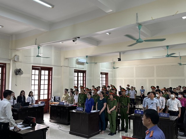 Đang xét xử vụ án cô giáo Lê Thị Dung - Ảnh 2.