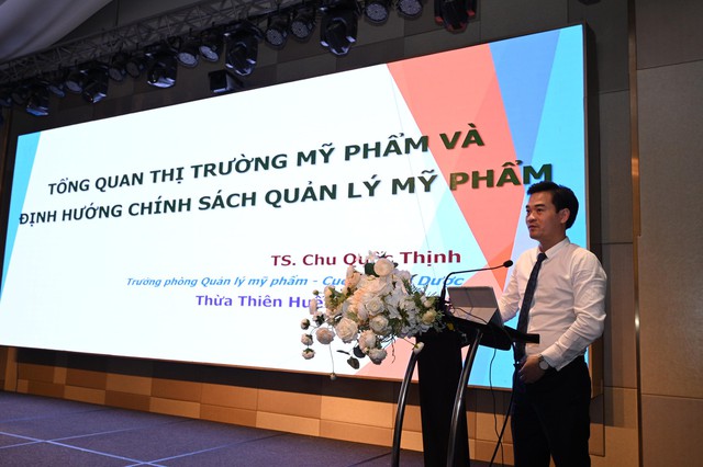 Cục Quản lý Dược tổ chức Hội thảo 'Thực trạng quản lý mỹ phẩm và định hướng mỹ phẩm trong thời gian tới' - Ảnh 4.