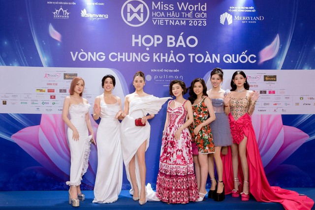 Mục tiêu nâng tầm sắc đẹp Việt tại Họp báo Chung khảo Miss World Việt Nam 2023 - Ảnh 1.