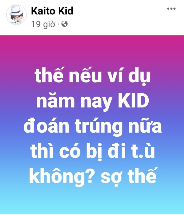 'Kaito Kid' tiếp tục dự đoán đề thi tốt nghiệp THPT, thí sinh cần tỉnh táo - Ảnh 4.