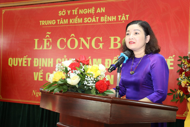 Trung tâm Kiểm soát bệnh tật tỉnh Nghệ An có Tân Giám đốc - Ảnh 2.