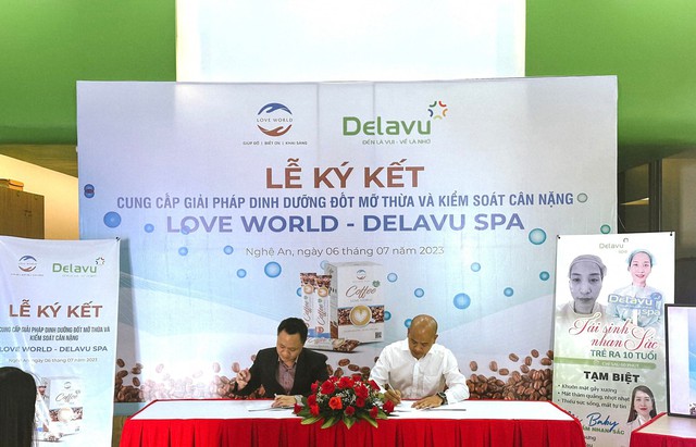 Love World Việt Nam ký kết cung cấp giải pháp dinh dưỡng với Delavu Spa - Ảnh 2.