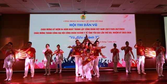 Công đoàn ngành Y tế Yên Bái tổ chức Hội thi dân vũ 
‘Vũ điệu ngành Y’ năm 2023 - Ảnh 4.