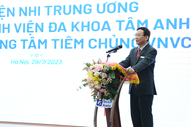 Bệnh viện Đa khoa Tâm Anh, Trung tâm Tiêm chủng VNVC ký hợp tác toàn diện với Bệnh viện Nhi Trung ương - Ảnh 2.