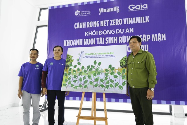 Đẩy mạnh dự án “CÁNH RỪNG NET ZERO VINAMILK”, Vinamilk khoanh nuôi tái sinh 25ha rừng ngập mặn Cà Mau - Ảnh 6.