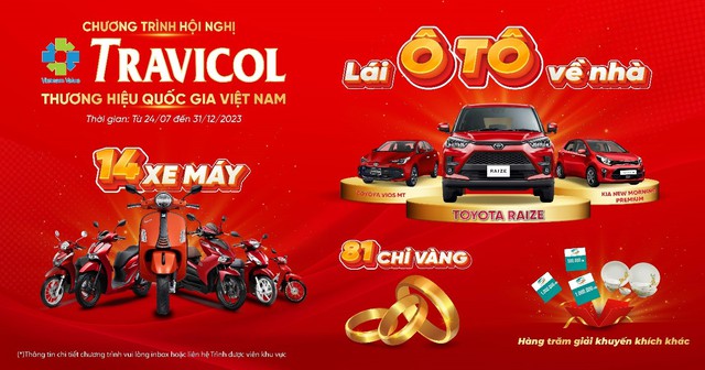 Bùng nổ hội nghị &quot;Travicol Thương hiệu Quốc gia – Lái ô tô về nhà&quot; với tổng giá trị 6 tỷ đồng - Ảnh 1.