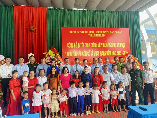 Lần đầu tiên có một điểm trường tiểu học trên đảo Cồn Cỏ - Ảnh 3.