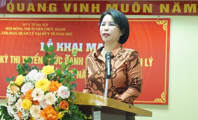Sở Y tế Hà Nội thi tuyển chức danh 5 giám đốc cho các đơn vị - Ảnh 1.