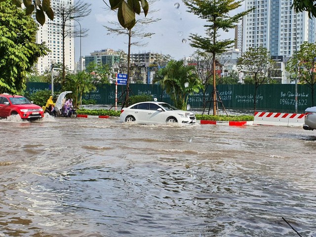 Nhiều tuyến phố ở Hà Nội có thể ngập sâu đến 40cm - Ảnh 2.