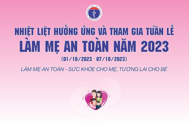 Tuần lễ Làm mẹ an toàn năm 2023: Sức khỏe cho mẹ, tương lai cho bé - Ảnh 2.