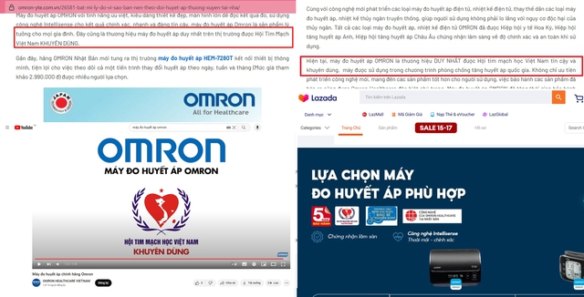 Máy đo huyết áp Omron mạo danh Hội Tim Mạch học Việt Nam quảng cáo lừa dối người tiêu dùng - Ảnh 3.