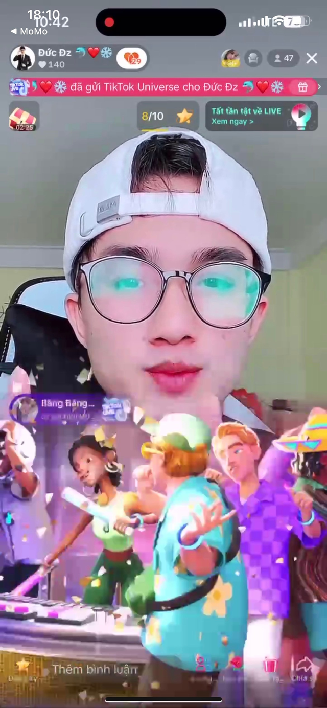 Idol Live Đức Dz nổi tiếng trên TikTok Live với vẻ ngoài điển trai thân thiện- Ảnh 4.