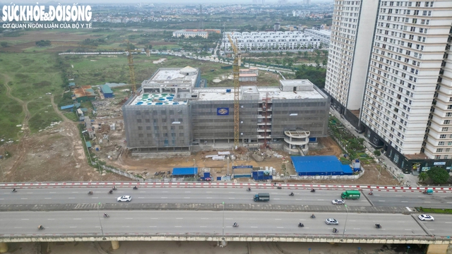 Bệnh viện nhi đầu tiên của Hà Nội dần thành hình sau 1 năm thi công- Ảnh 1.