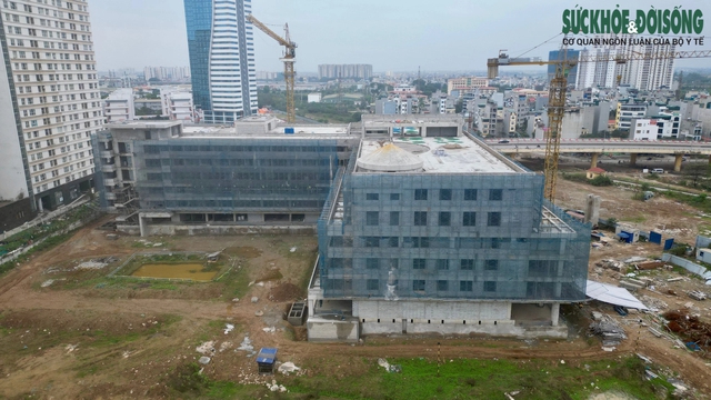 Bệnh viện nhi đầu tiên của Hà Nội dần thành hình sau 1 năm thi công- Ảnh 3.
