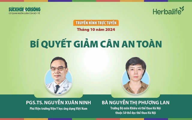 Truyền hình trực tuyến: Bí quyết giảm cân an toàn- Ảnh 1.